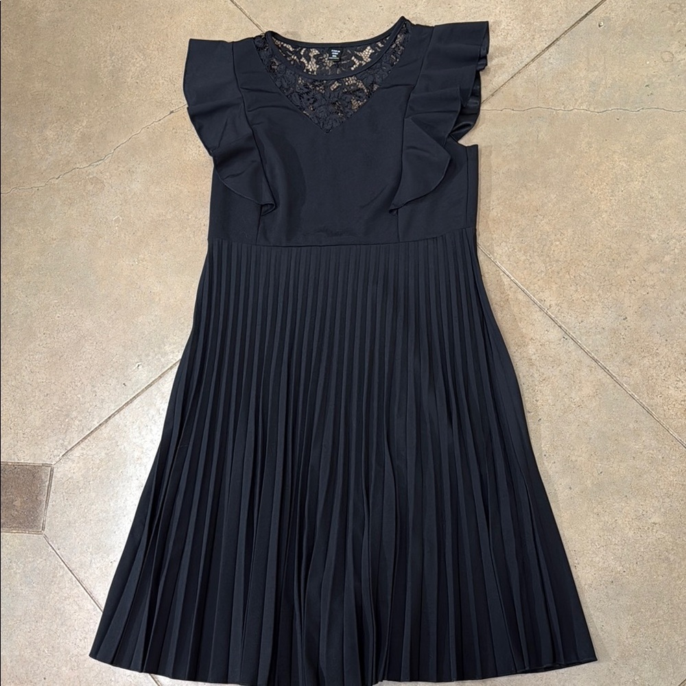 Elegant Black Ruffle Dress